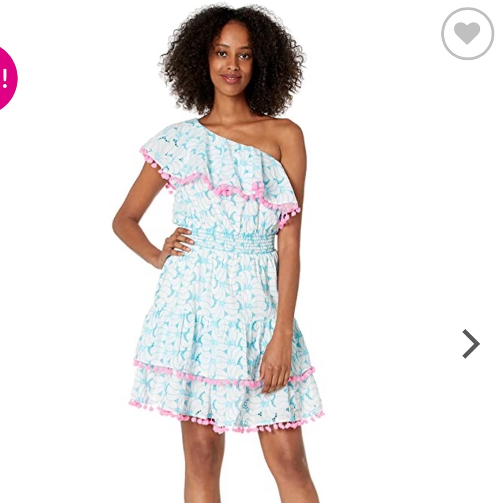 Lilly Pulitzer 1-shoulder dress